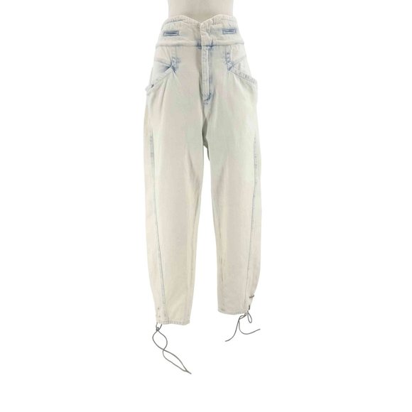 Isabel Marant 40 White Blue Jeans - Picture 1 of 5